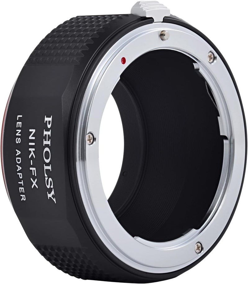 PHOLSY Lens Mount Adapter Compatible with Nikon F (AI AIS AF AF-I AFS) Lens to Fuji X Mount Camera Body Compatible with X-H2S, X-Pro3, X-T5, X-T4, X-S20, X-S10, X-T30II, X-E4 etc. Nikon F to Fuji X - Image 5
